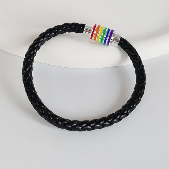 Rainbow man's bracelet - Picture 3 of 8